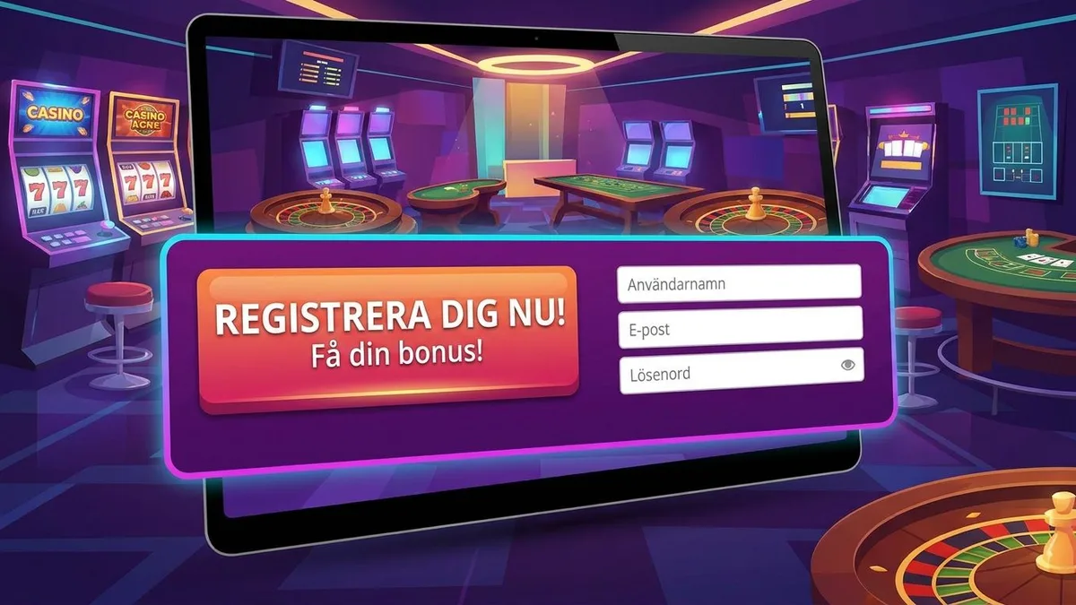 Registrera dig med bonus